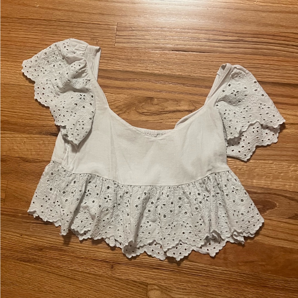 cottagecore crop top - american eagle
